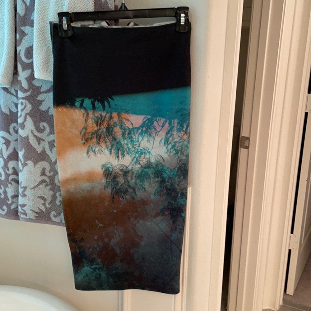 Alexander McQueen body con skirt